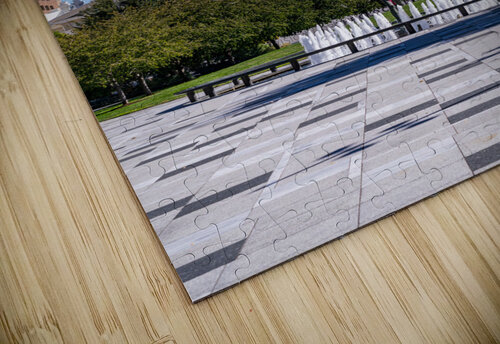 Dome of Old Courthouse in St Louis Missouri with statue in fount Steve Heap puzzle