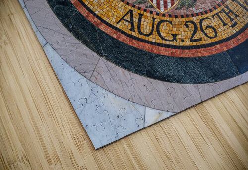 Great Seal of Illinois in memorial for the Vicksburg siege in Mi Steve Heap puzzle