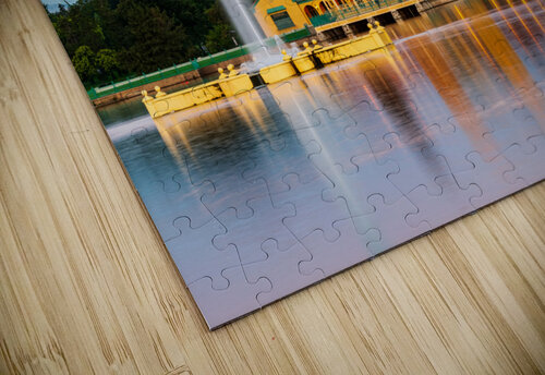 City Park in Denver with boathouse Ferril Lake Steve Heap puzzle