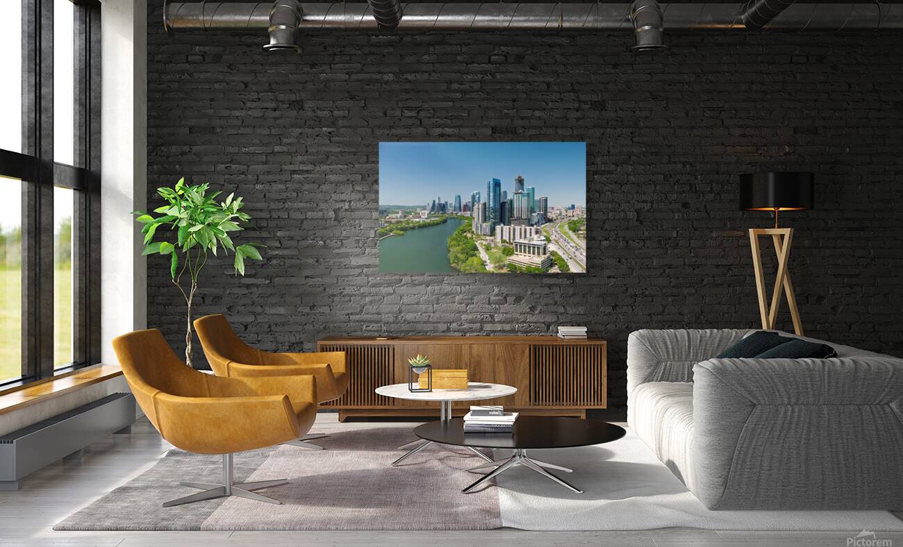 April 2025 view of Austin Texas with iconic skyline Reproduction