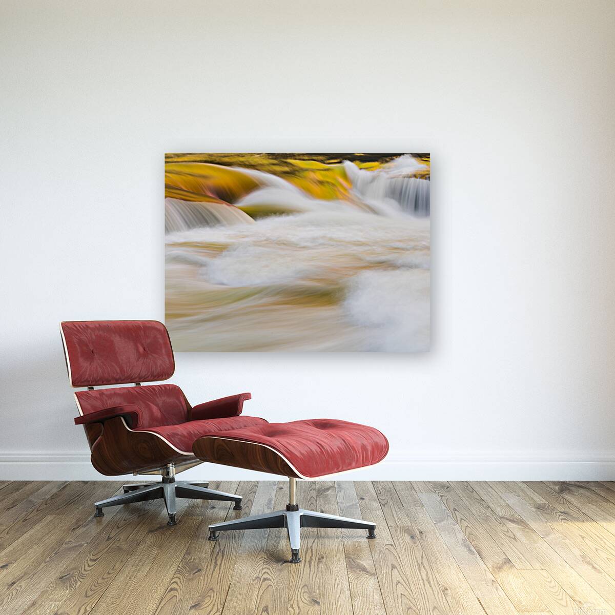 Valley Falls State Park Waterfall in West Virginia Reproduction