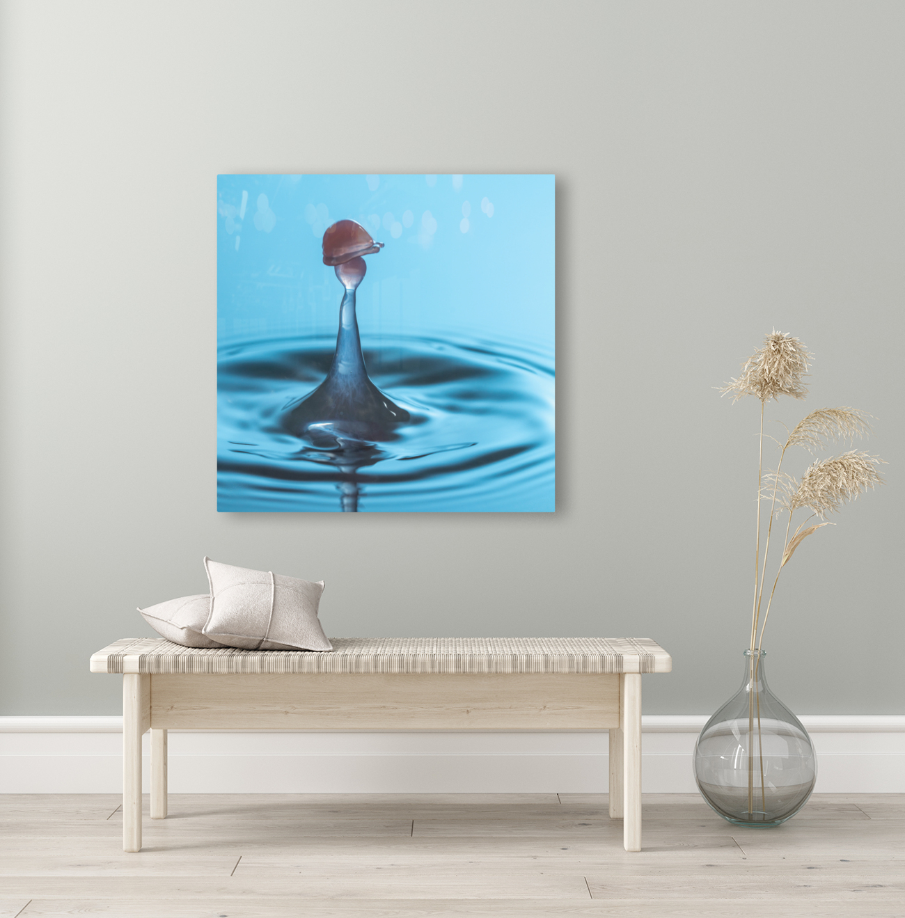 Water droplet collision - soldier Reproduction