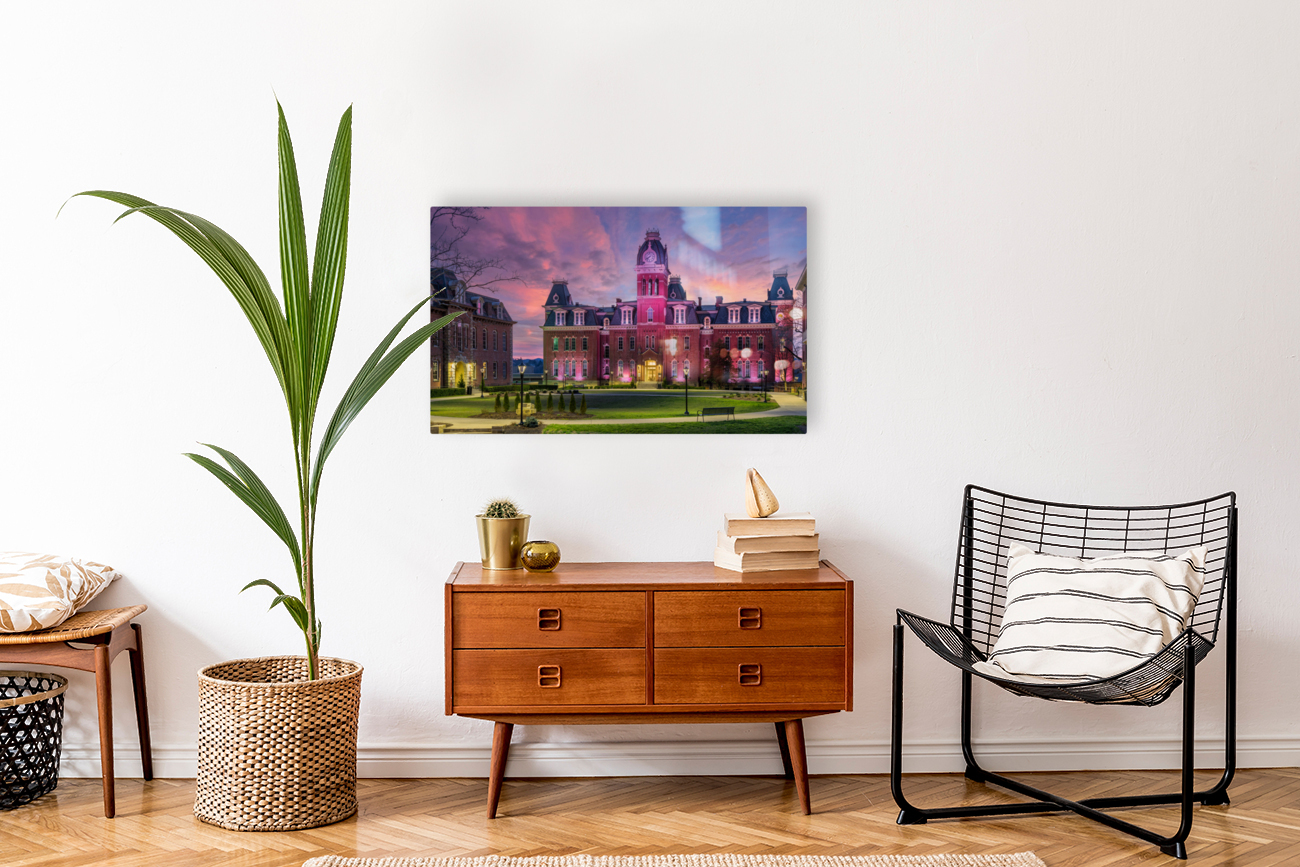 Woodburn Hall at West Virginia University in Morgantown WV Reproduction