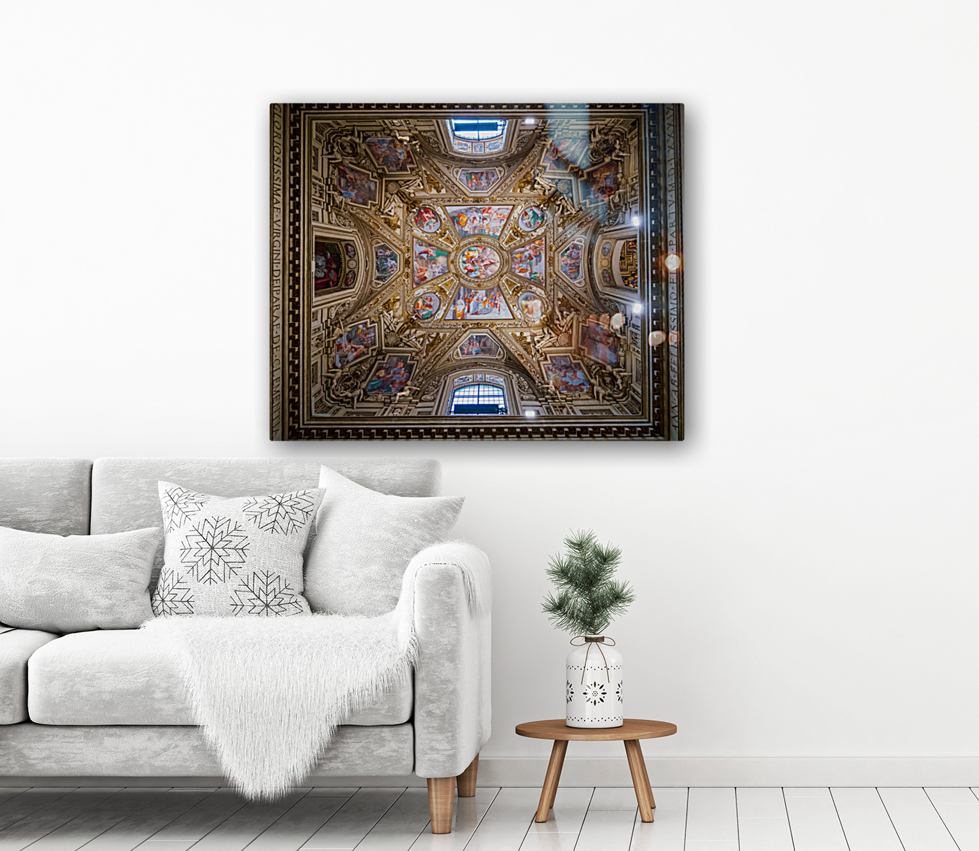 Side Chapel of the Basilica of St Mary in Trastevere Reproduction