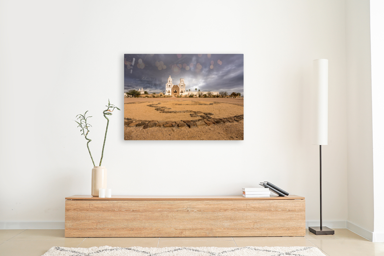 San Xavier del Bac Mission Tucson Arizona Reproduction