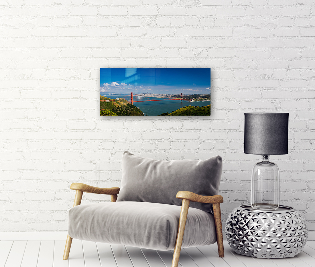 Panorama of the Golden Gate Bridge Reproduction