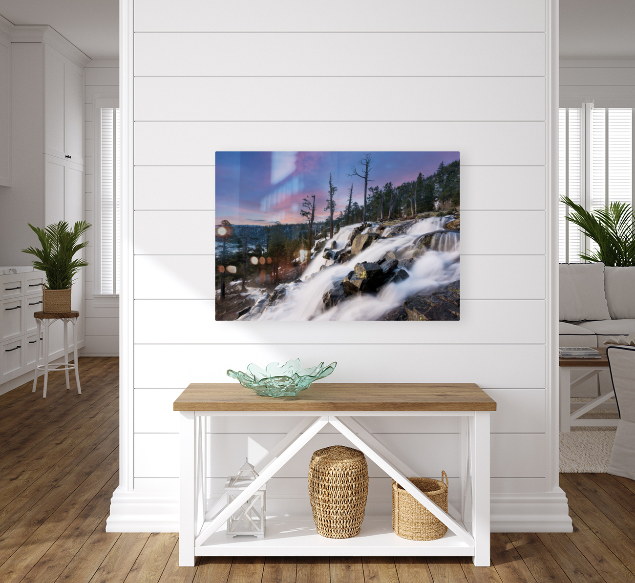 Sunrise over Lower Eagle Falls Lake Tahoe Reproduction