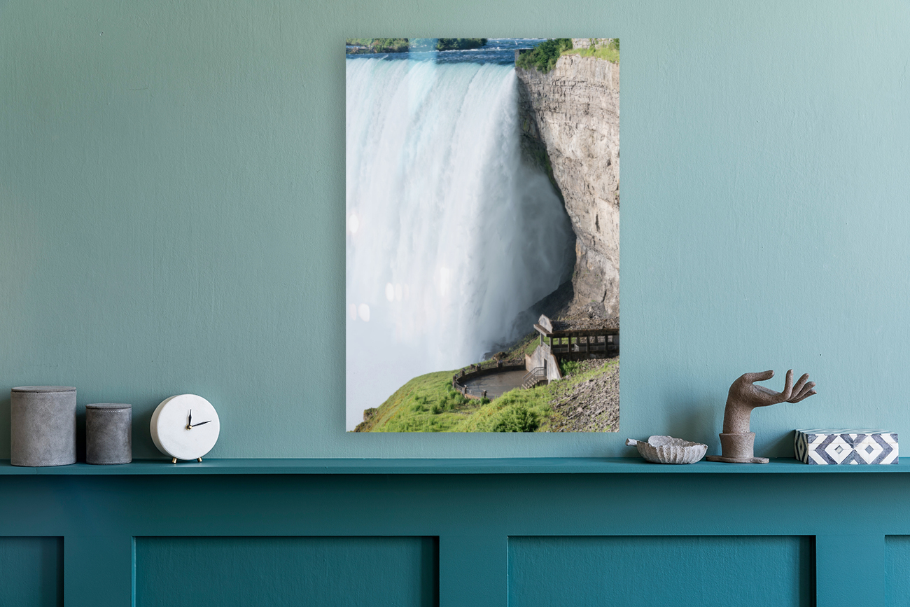 Viewing platform Canadian Horseshoe Falls at Niagara Reproduction