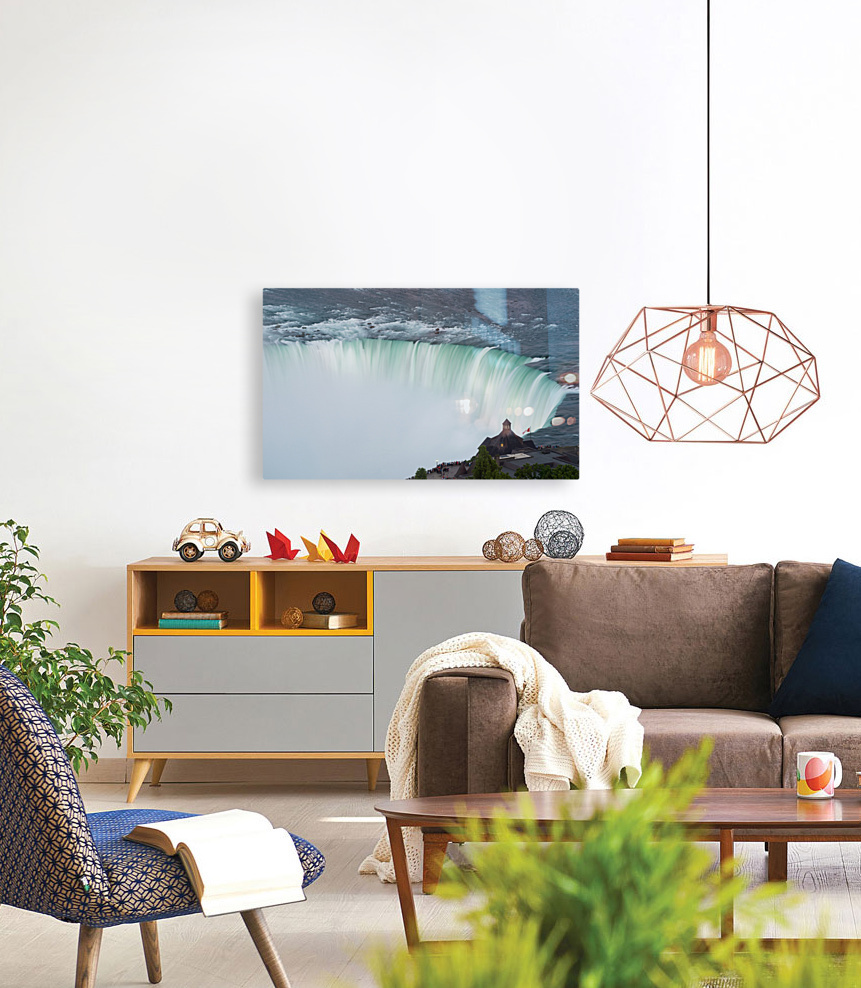 Wide view of Canadian Horseshoe Falls at Niagara Reproduction