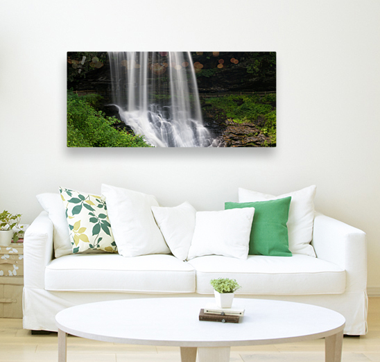 Dry Falls Waterfall near Highlands NC Reproduction