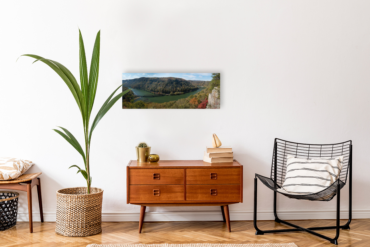 New River from Hawks Nest Overlook Reproduction