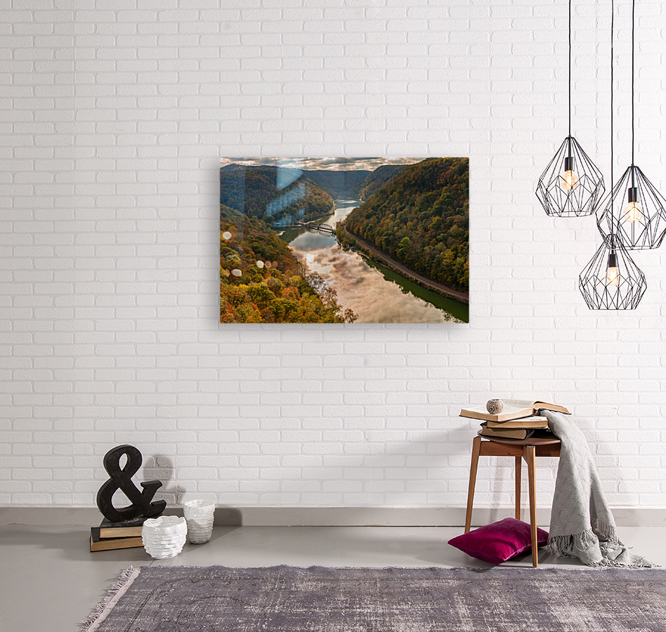 New River from Hawks Nest Overlook Reproduction