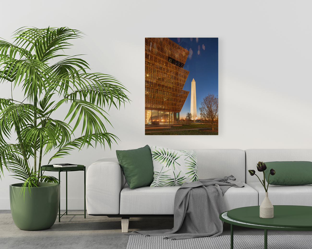 Reflection of Washington Monument Reproduction