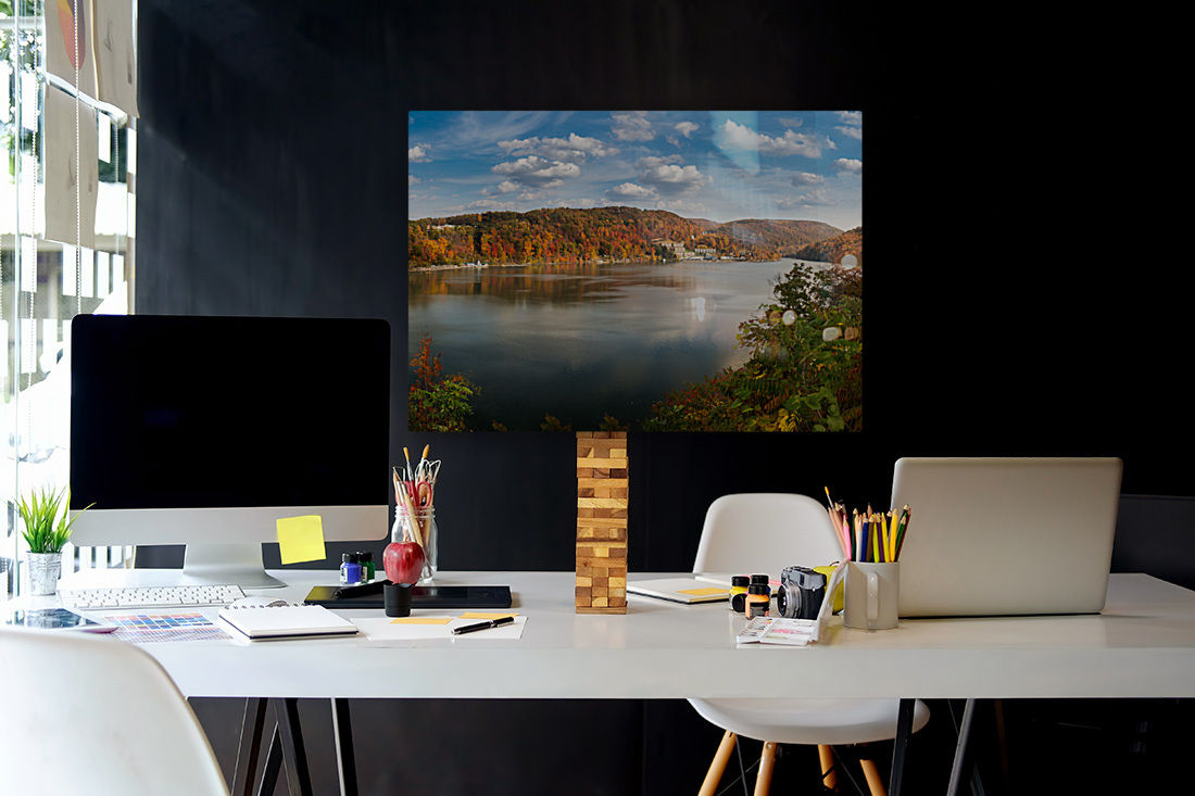 Fall colors on Cheat Lake Morgantown Reproduction