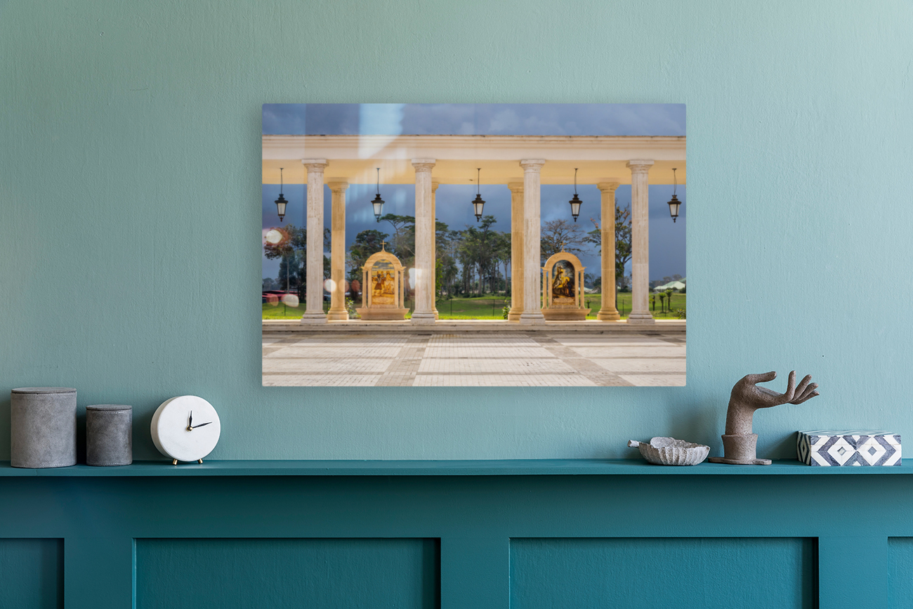 Arches at Basilica of Mongomo in Equatorial Guinea Reproduction