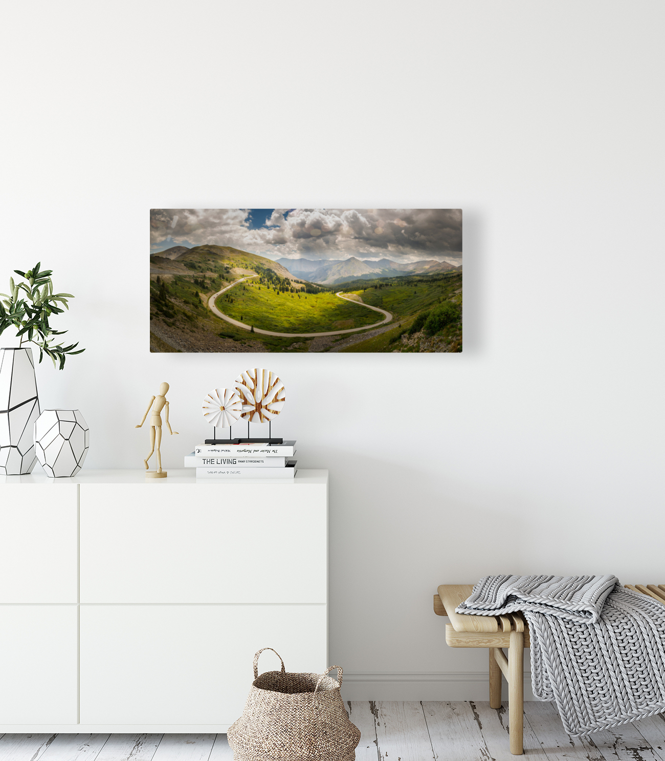 Large horseshoe bend on Cottonwood pass Reproduction