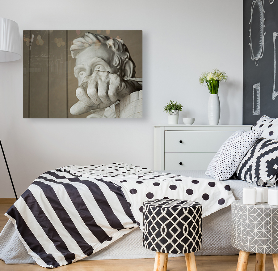 President Lincoln statue with focus on fist Reproduction