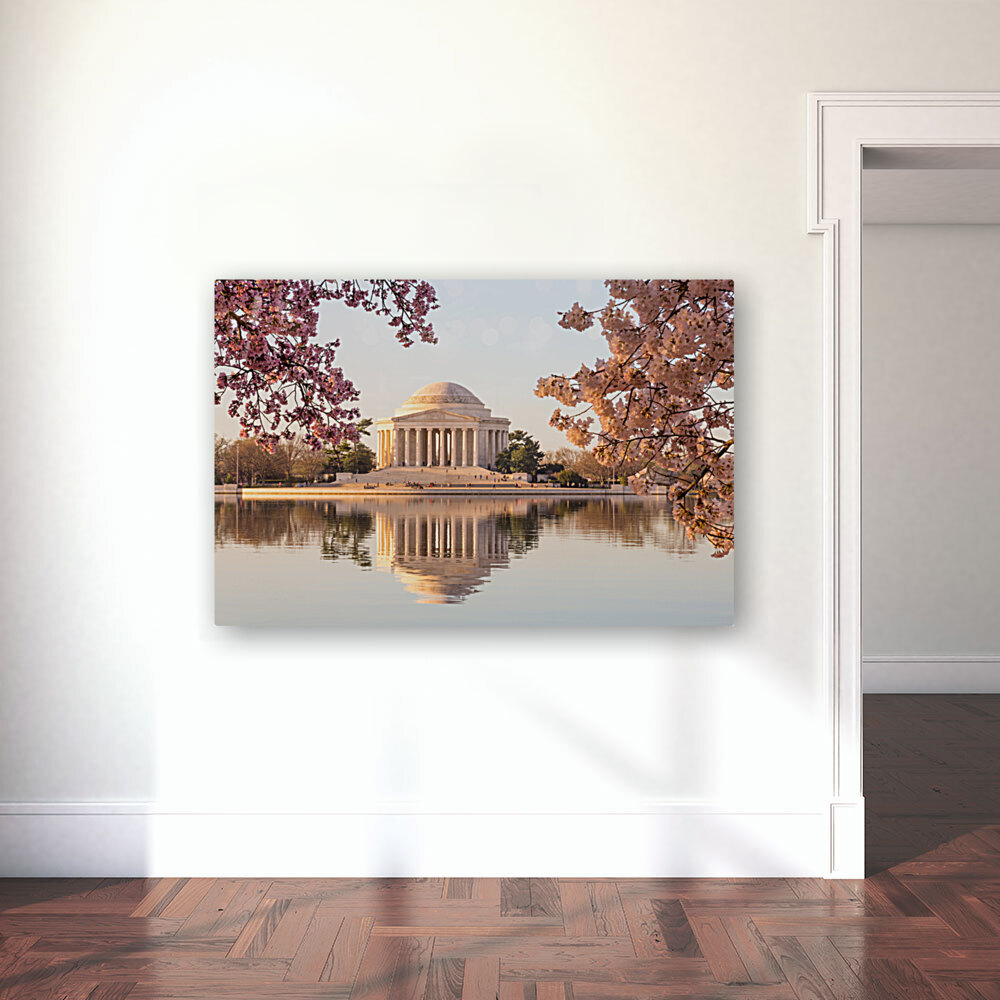 Beautiful early morning Jefferson Memorial with pastel colors Reproduction