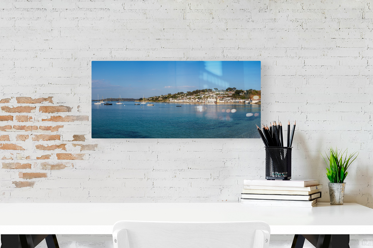 Seaside town of St Mawes in Cornwall Reproduction