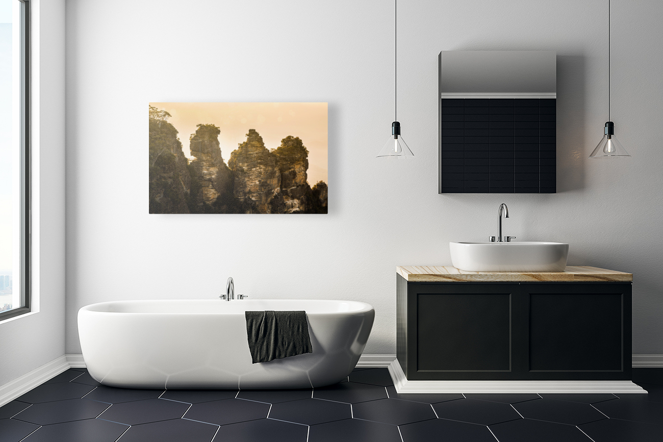 Sunrise from Echo Point in Blue Mountains Australia Reproduction