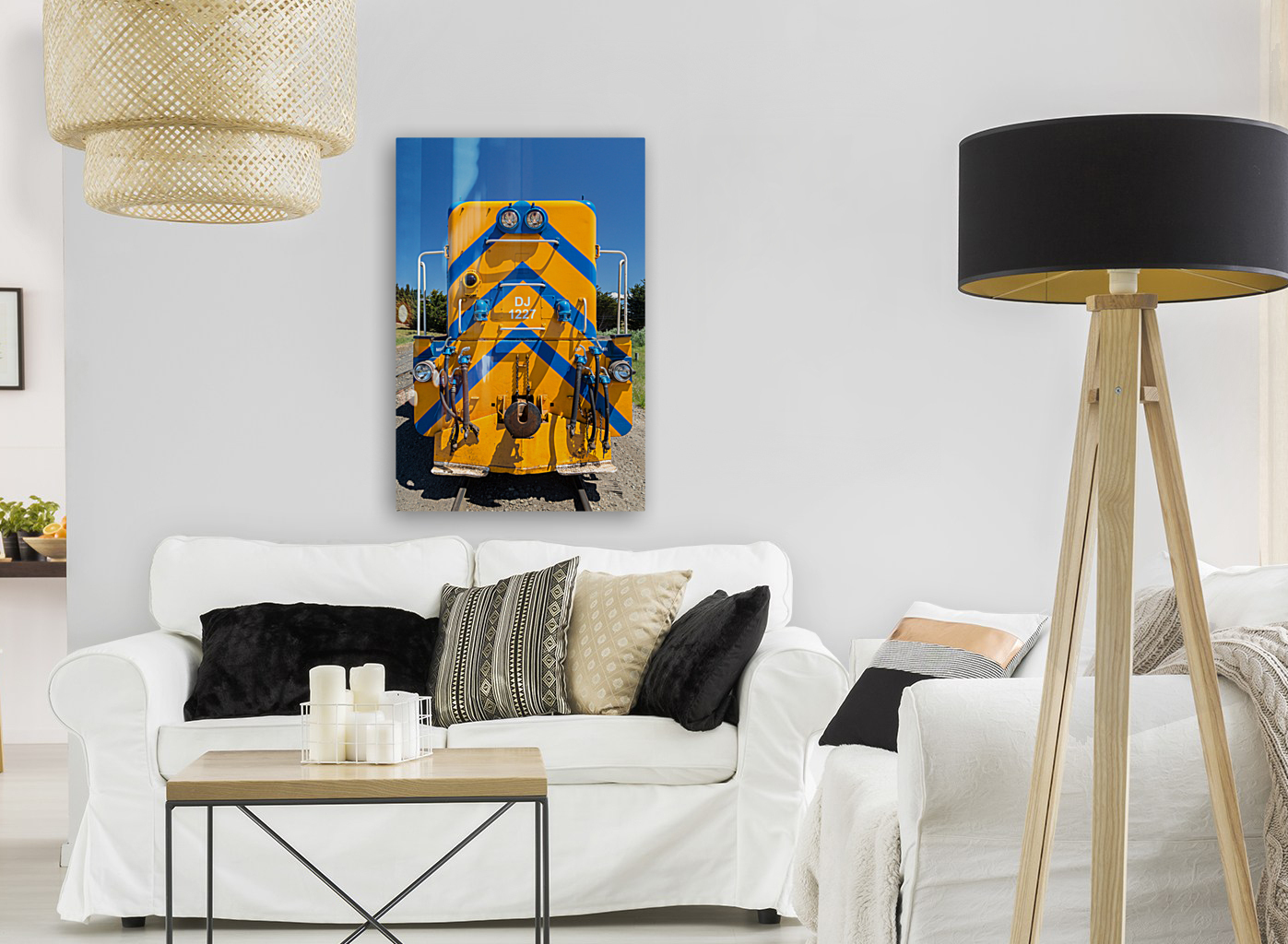 Diesel locomotive train engine Taiere Gorge line Reproduction