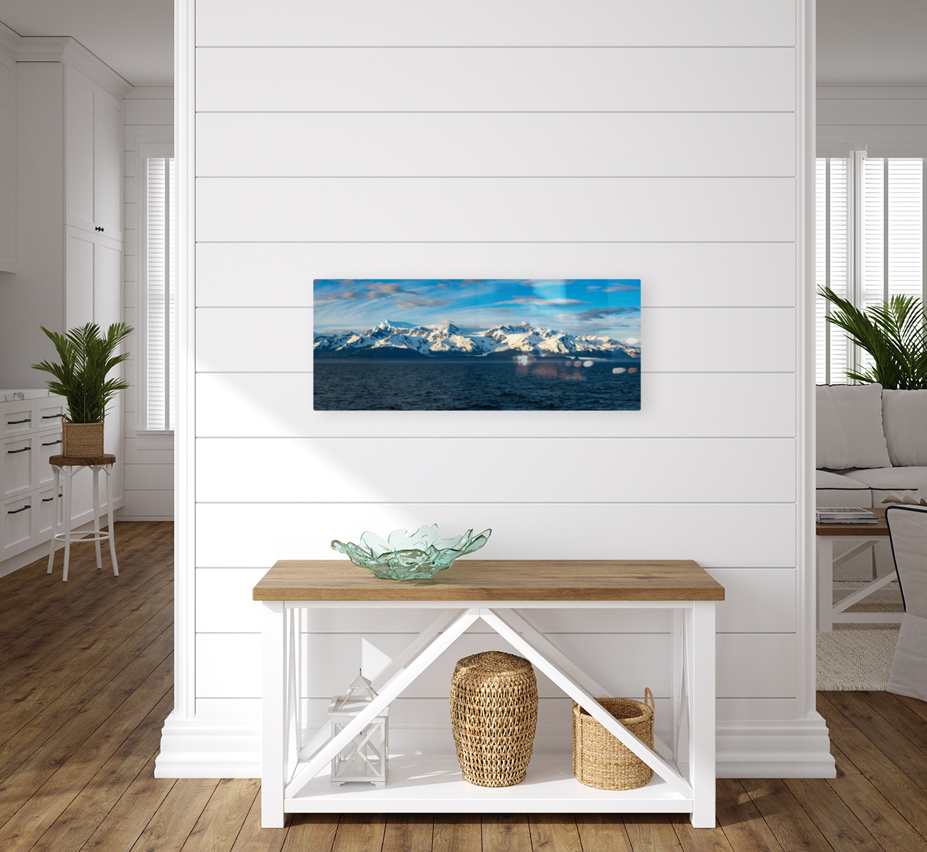 Sidelight on Mt Fairweather and the Glacier Bay National Park in Reproduction