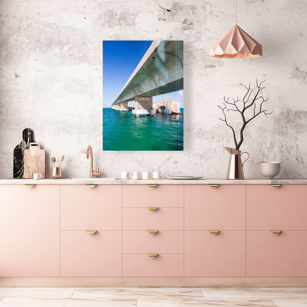 Florida Keys bridge and heritage trail Reproduction