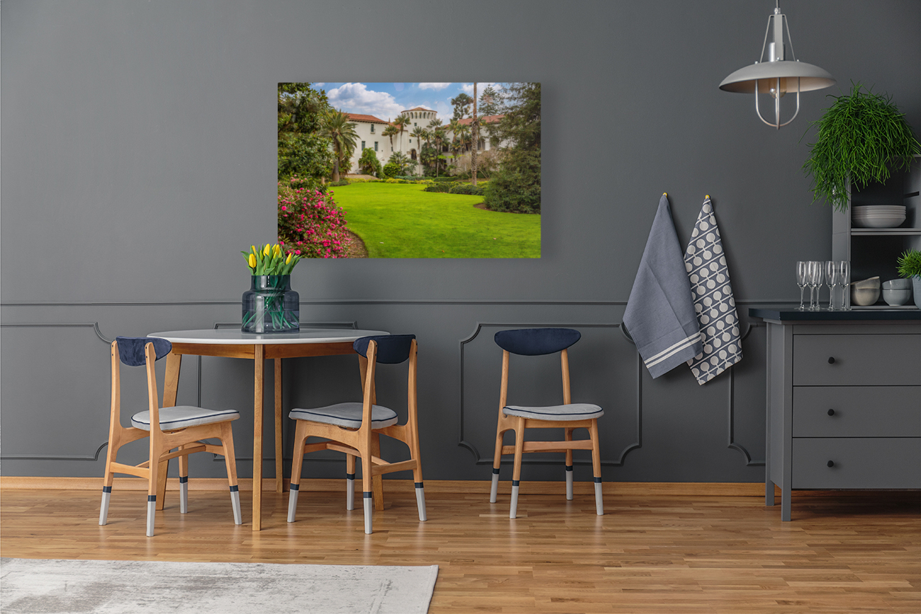 Exterior Santa Barbara Courthouse California Reproduction