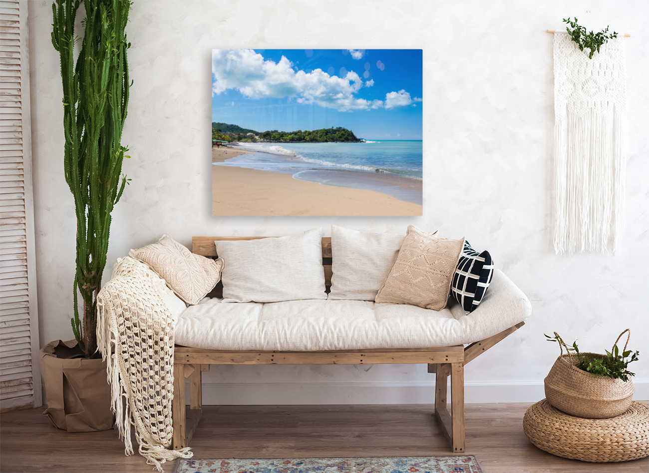 Friars bay on St Martin in Caribbean Reproduction
