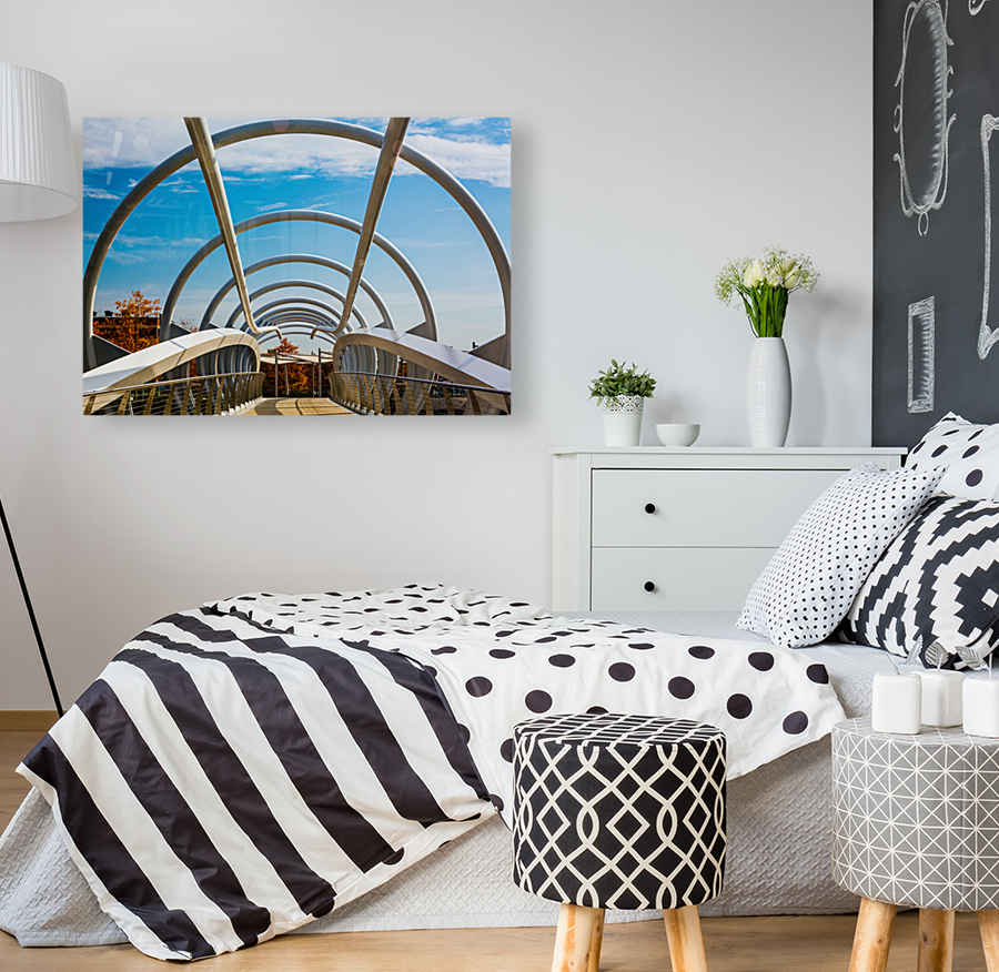 Pedestrian Bridge across canal in Yards Park Reproduction