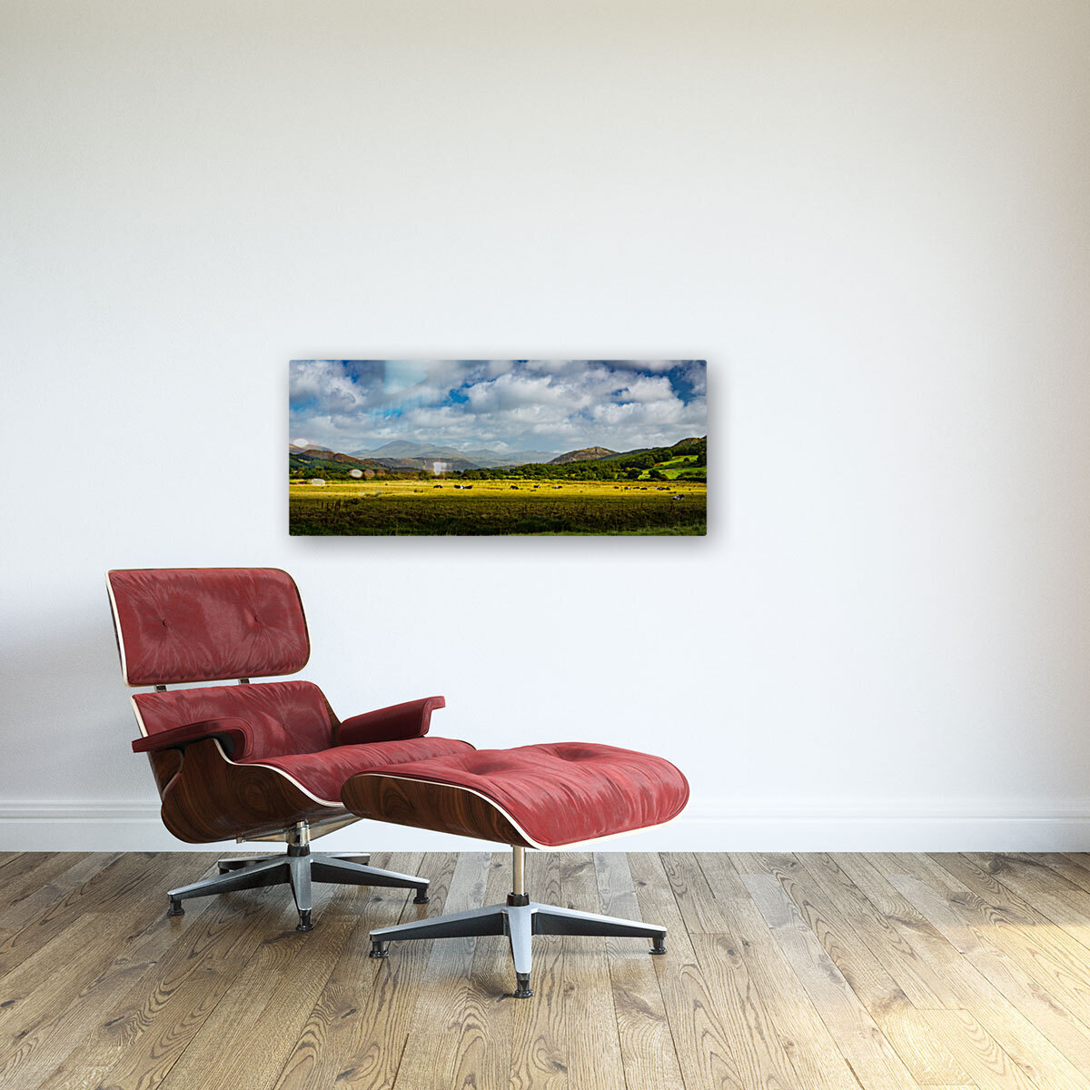 Panorama of the English Lake District Reproduction