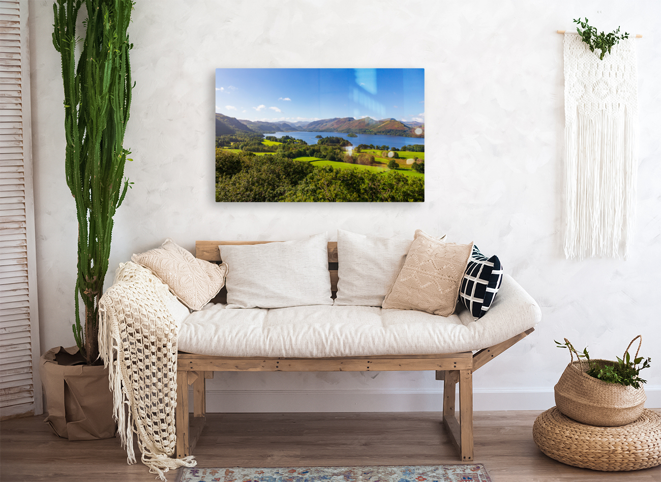 Derwent Water from Castlehead viewpoint Reproduction