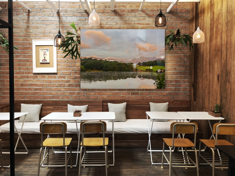 Sunrise at Loughrigg Tarn in Lake District Reproduction