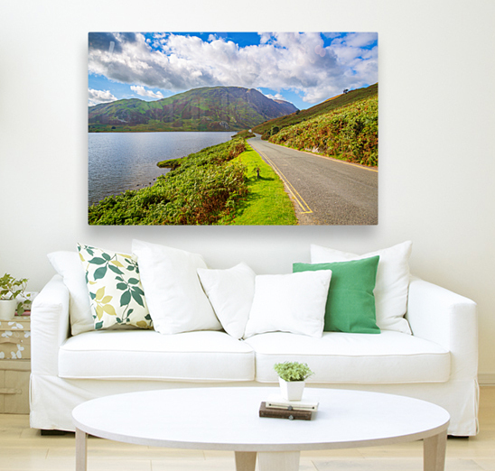 View over Crummock Water in Lake District Reproduction