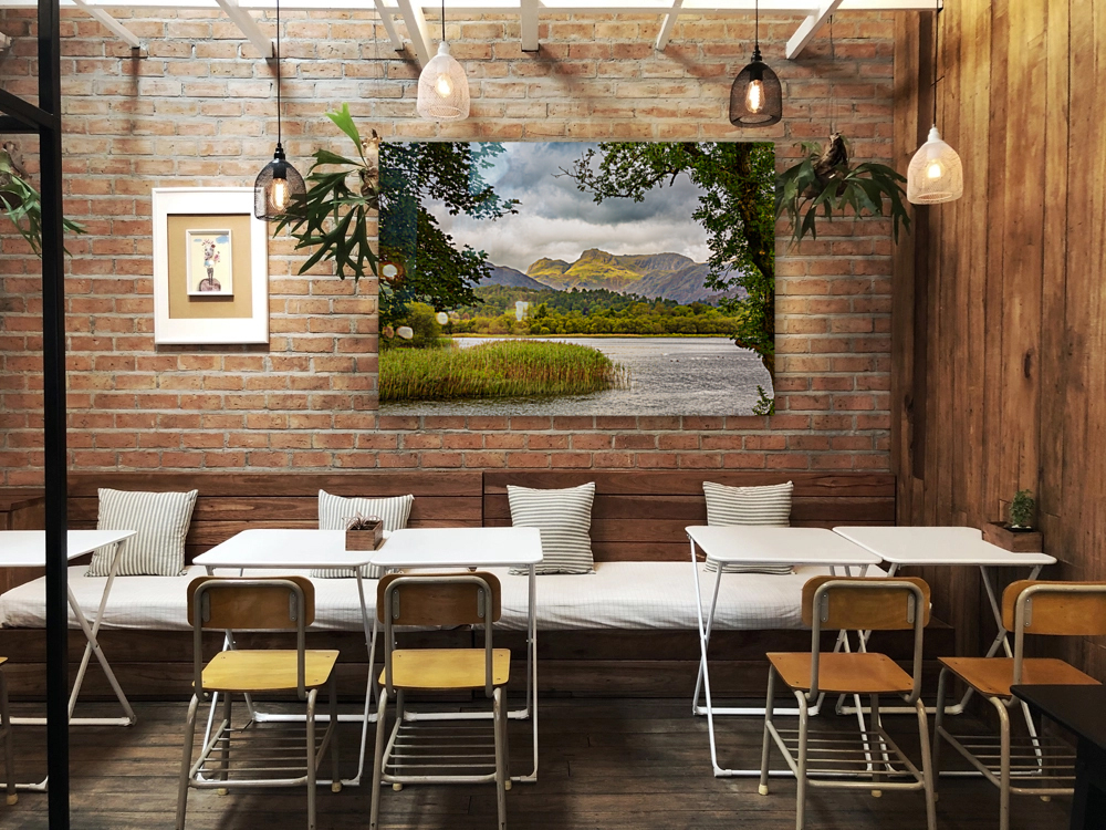 Sunrise at Elterwater in Lake District Reproduction