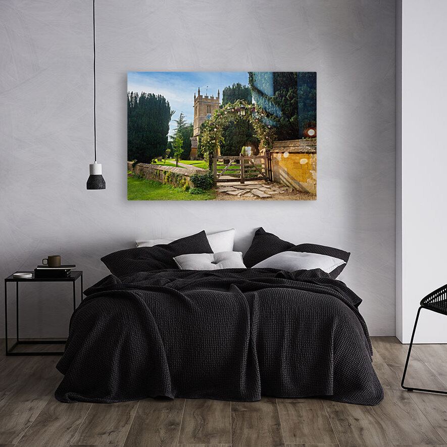 Stanway House and St Peters Church Stanton Reproduction