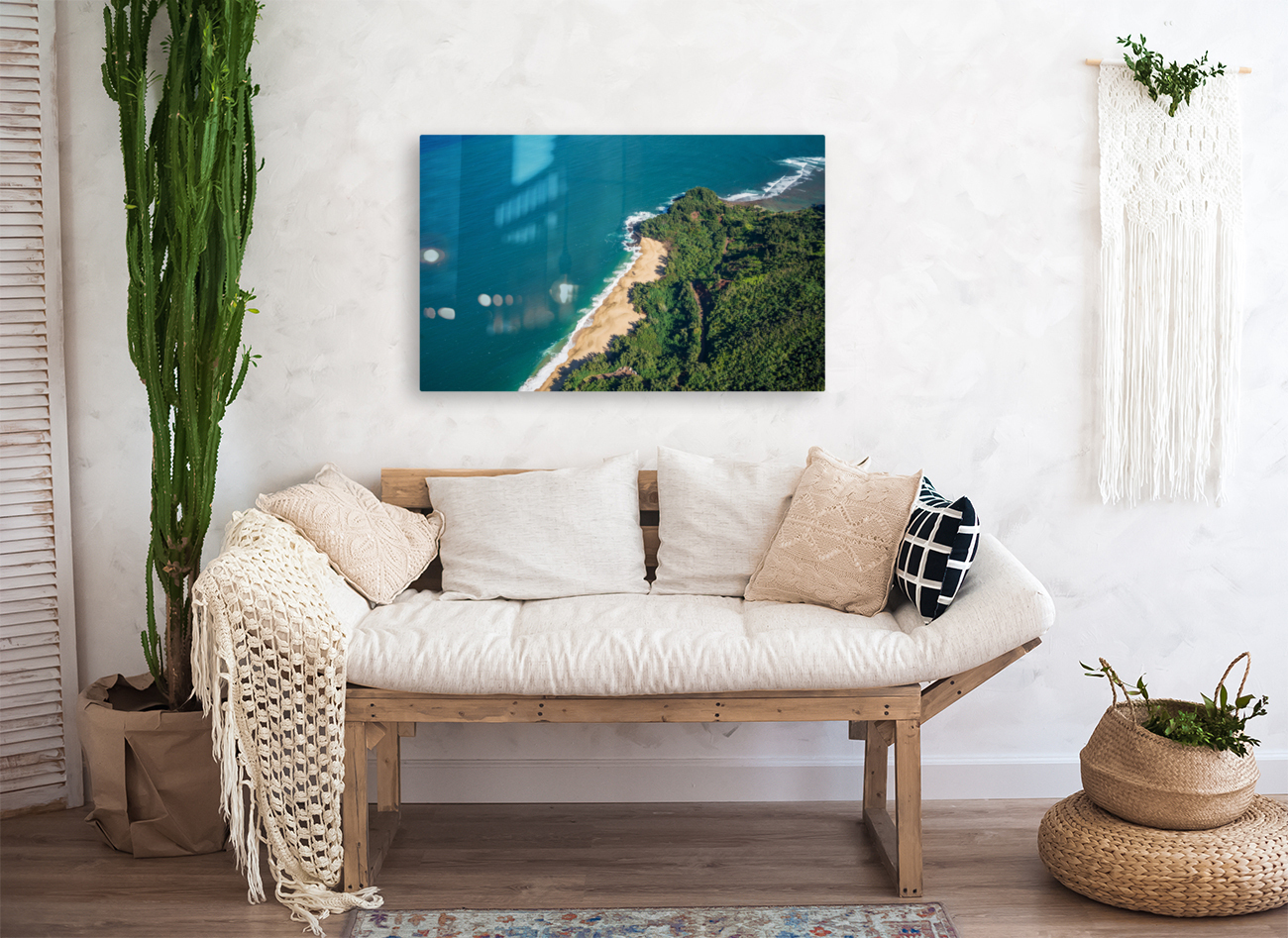 Garden Island of Kauai from helicopter tour Reproduction