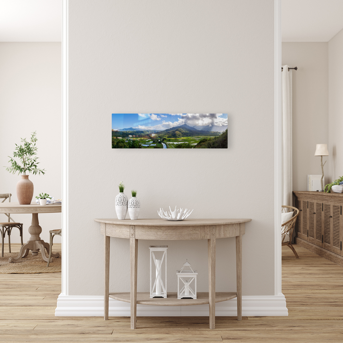 Hanalei valley from Princeville Kauai Reproduction