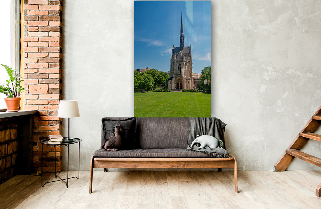 Heinz Chapel building at the University of Pittsburgh Reproduction