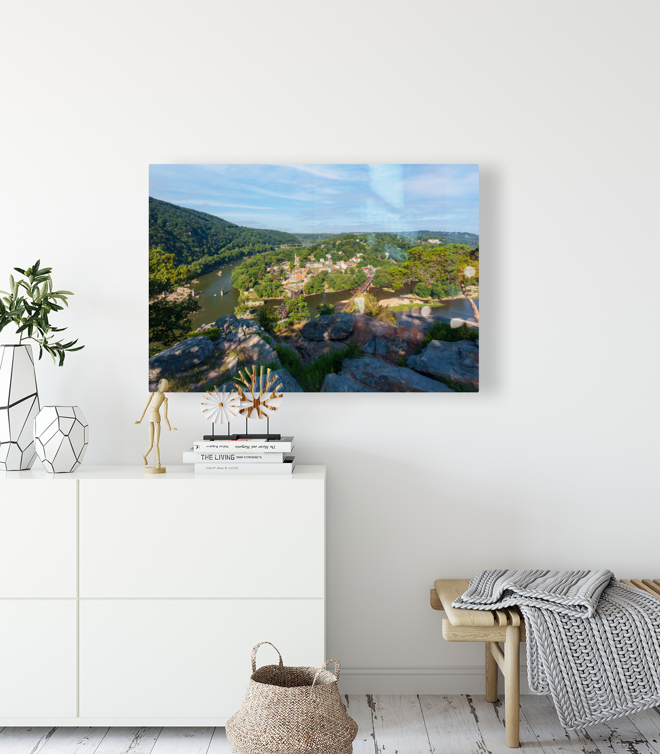 Harpers Ferry from Maryland Heights Reproduction