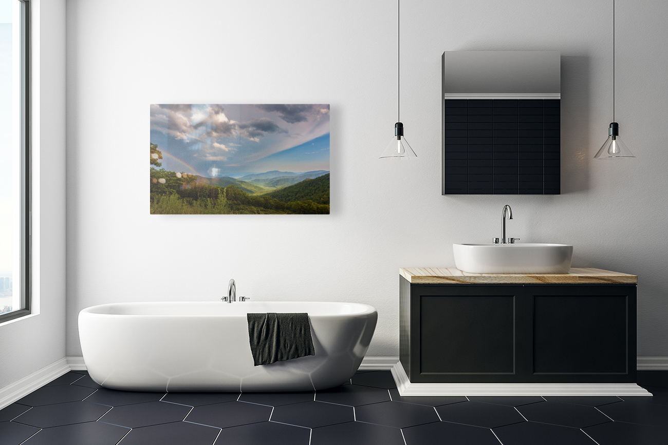 Storm over Blue Ridge Mountains Reproduction