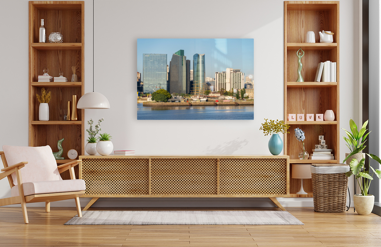 Harbor of the city of Buenos Aires in Argentina Reproduction