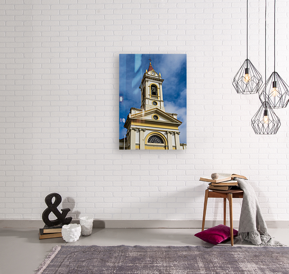 Punta Arenas cathedral church in main square in Chile Reproduction