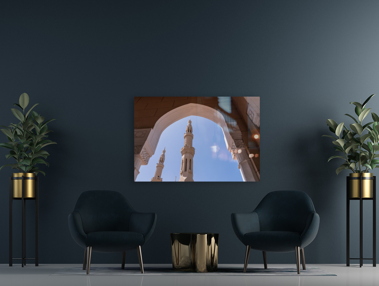 Jumeirah Mosque in Dubai which is open to visitors for education Reproduction