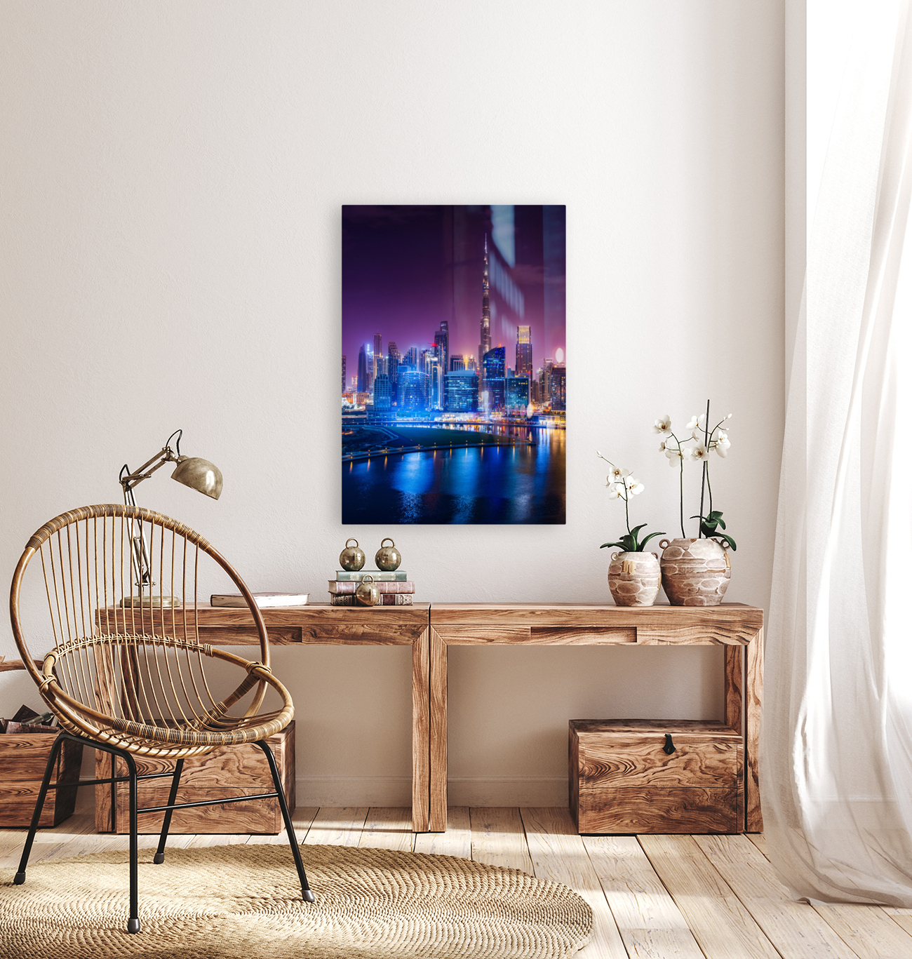 Offices and apartments of Dubai Business Bay and Downtown Reproduction