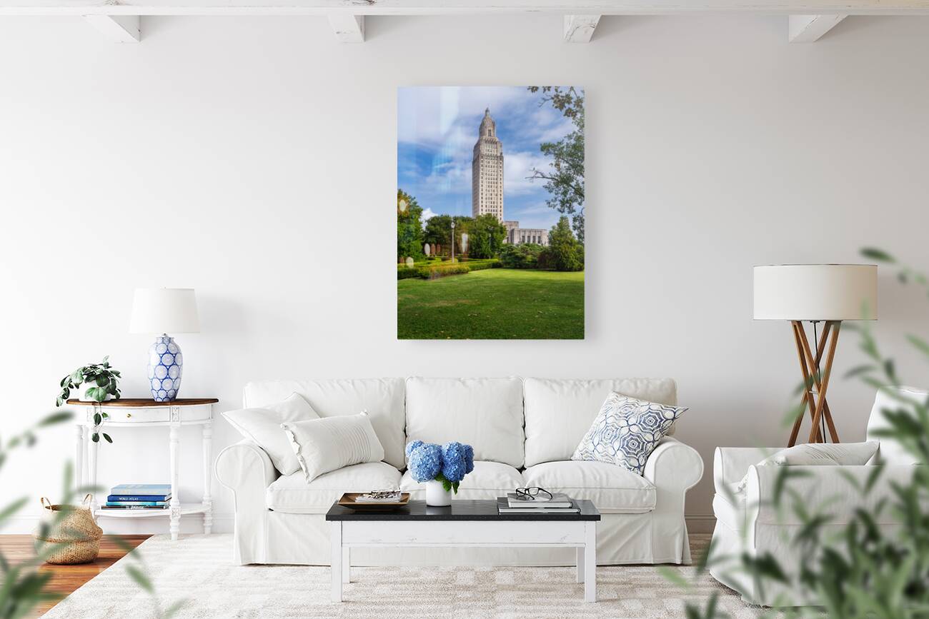 State Capitol building in Baton Rouge Louisiana Reproduction