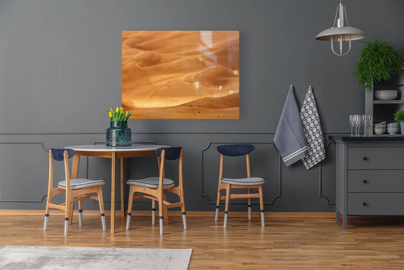 People on Great Sand Dunes NP  Reproduction