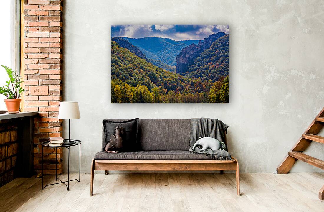Seneca Rocks in West Virginia Reproduction