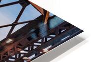 Steel girder bridge carries the bike walking trail over Deckers  HD Metal print