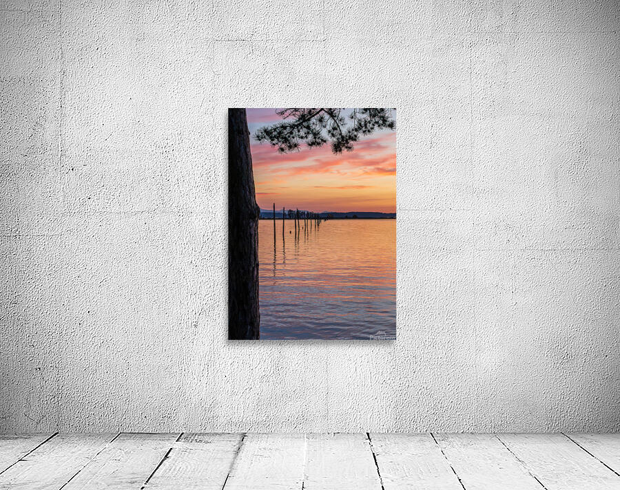 Dramatic sunset clouds over Possession Sound Everett in Washingt Wall Preview